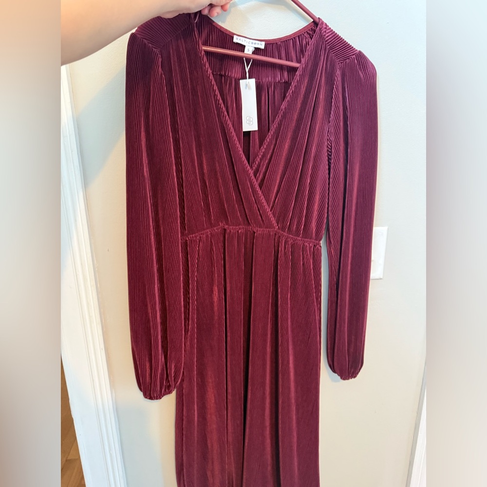 Baltic Born Venus Mulberry Long Sleeve Maxi Dress